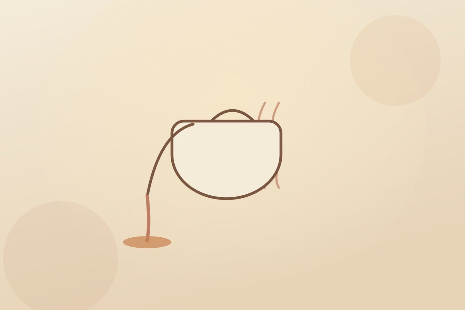 Editorial illustration of a coffee brew timer and kettle