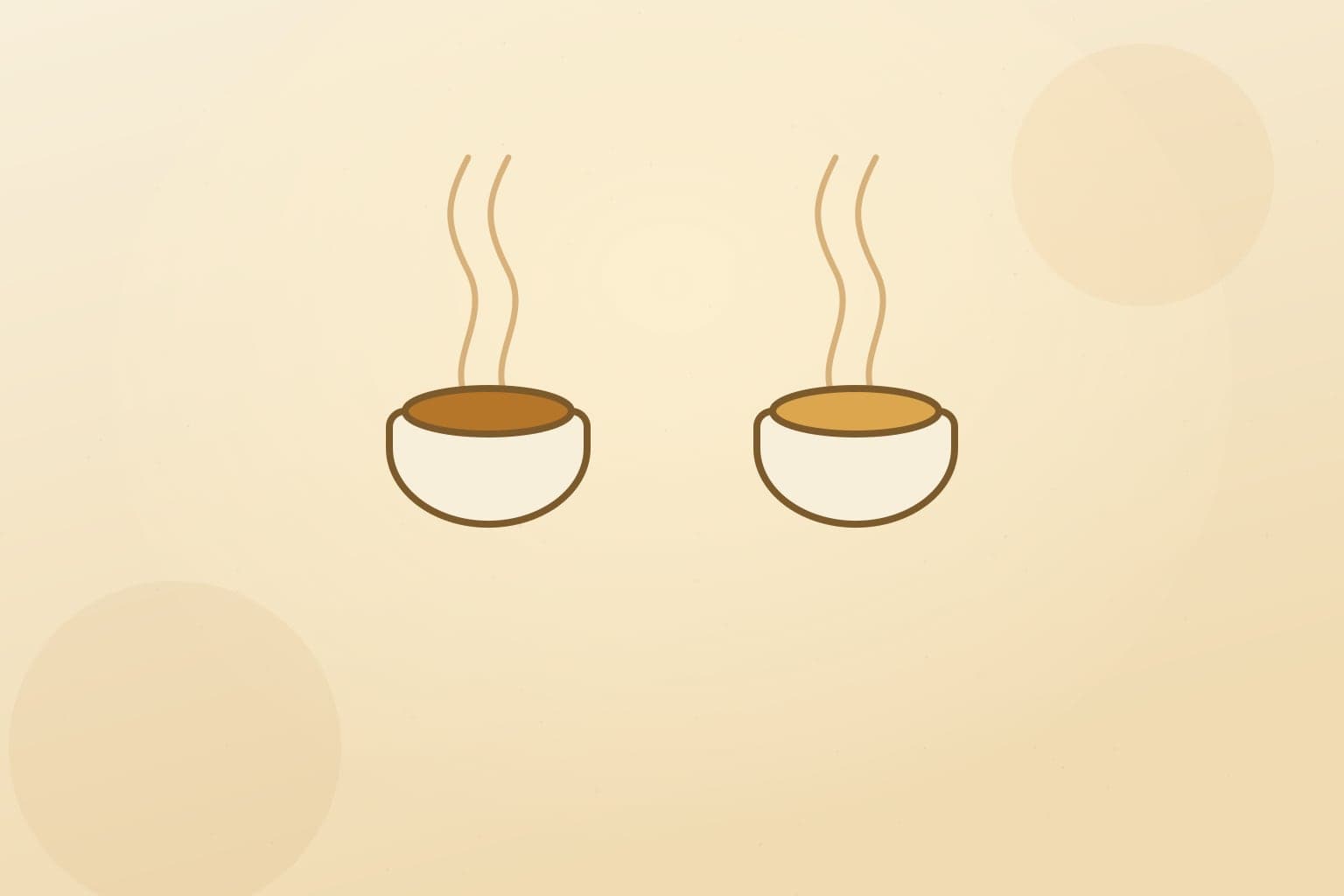 Editorial illustration comparing French press and pour-over coffee